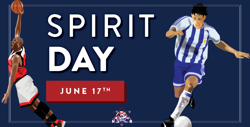 Syracuse Academy of Science and Citizenship elementary school Atoms have an opportunity to wear their favorite sport team’s jersey or colors on 6/17 for their Spirit Day theme of Sports Day.