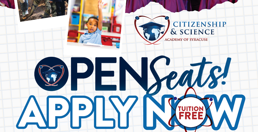 Citizenship & Science Academy of Syracuse Enrolling Open Kindergarten Spots