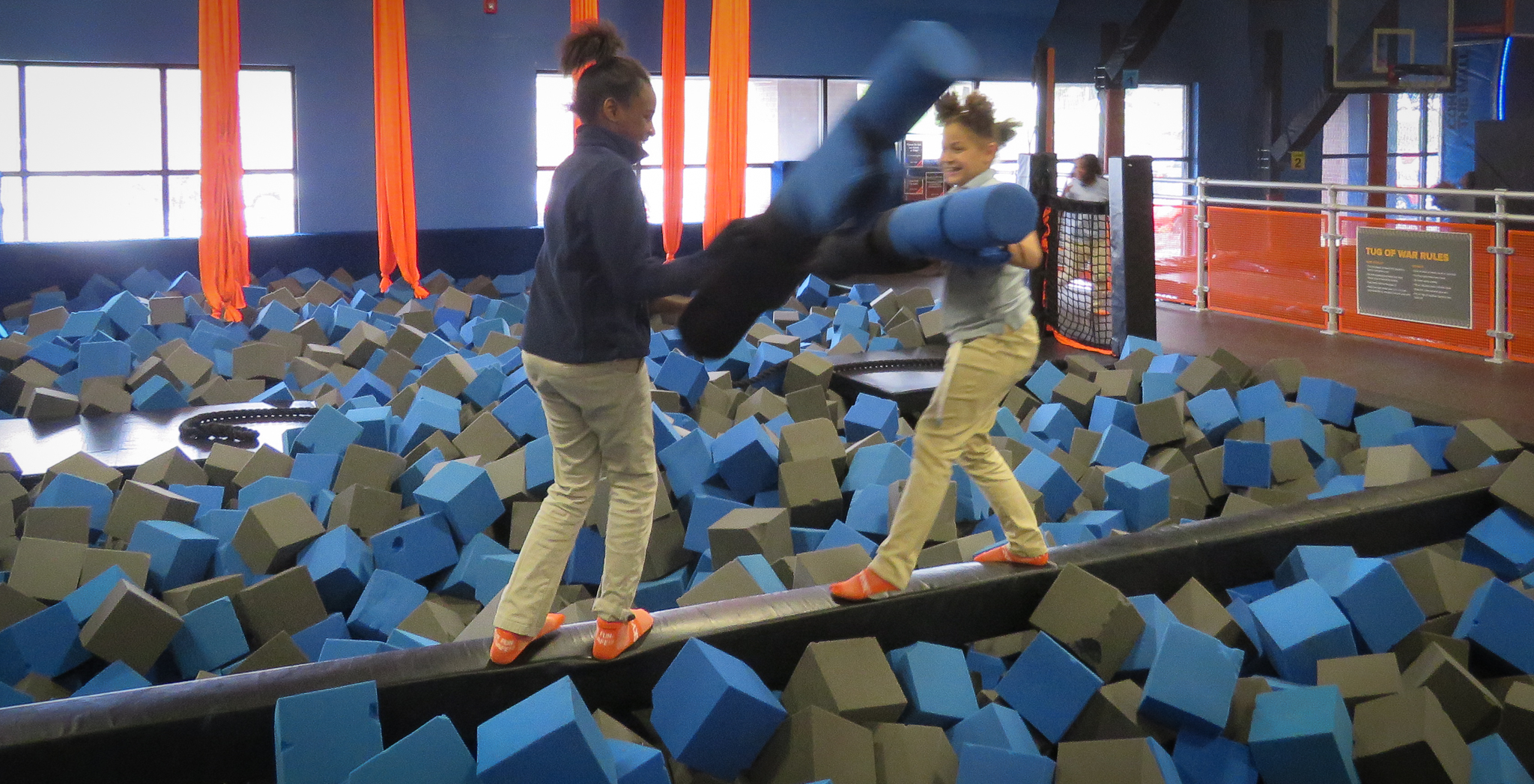 SASCCS Atoms Visit SkyZone
