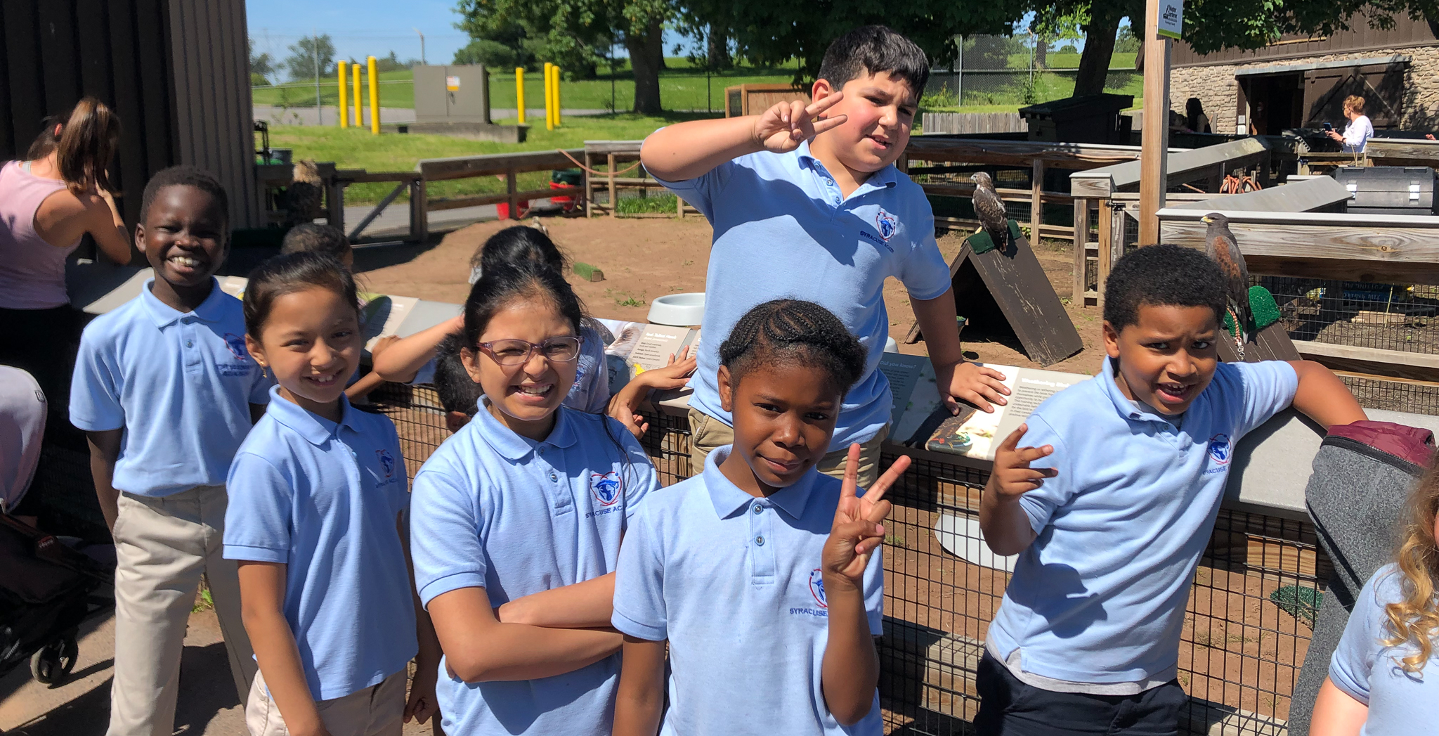 Second and third grade Atoms visit Onondaga County Park's Rosamond Gifford Zoo for a school field trip