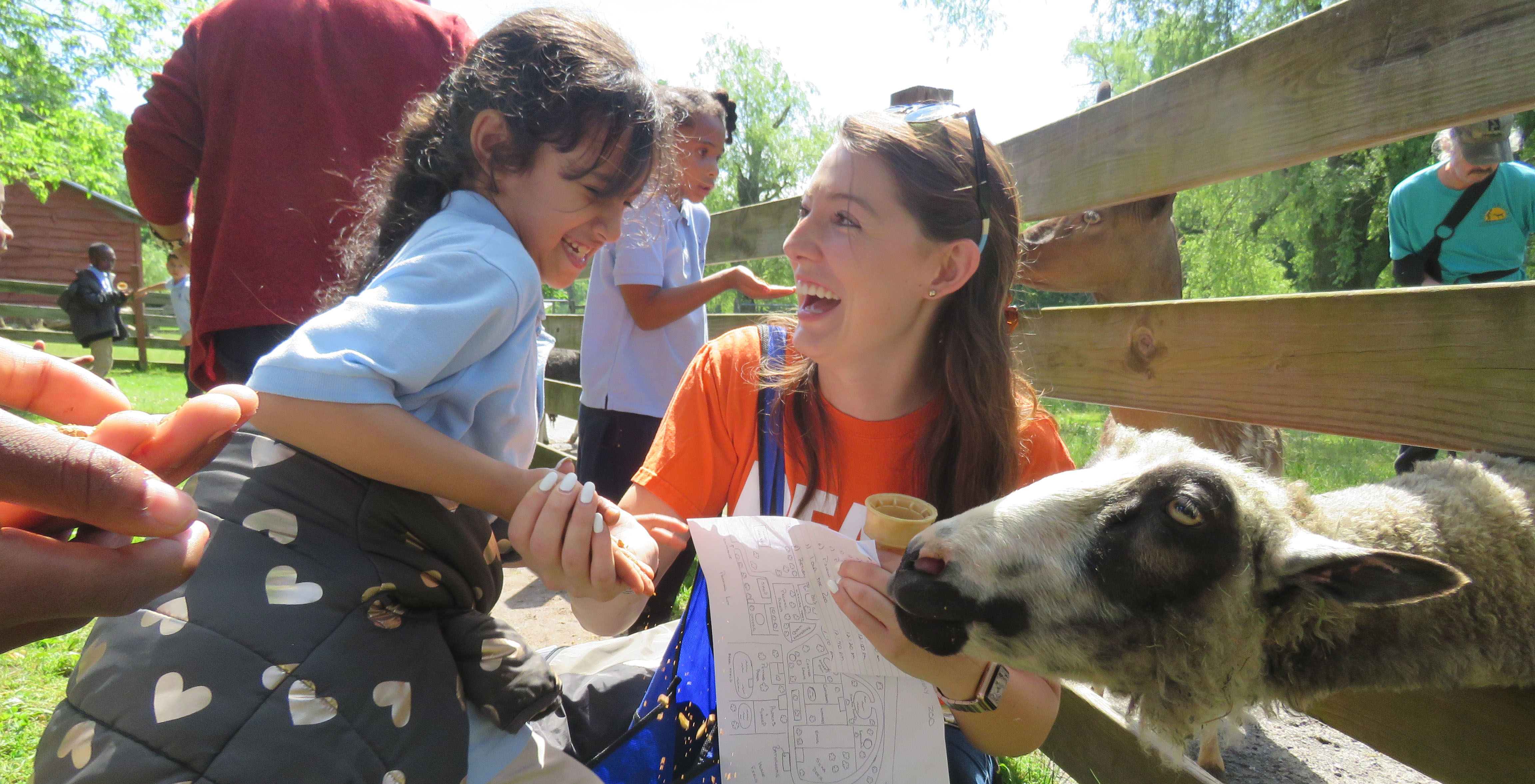 Atoms embark on a field trip to Fort Rickey Discovery Zoo where they had an up close experience with exotic and domestic animals