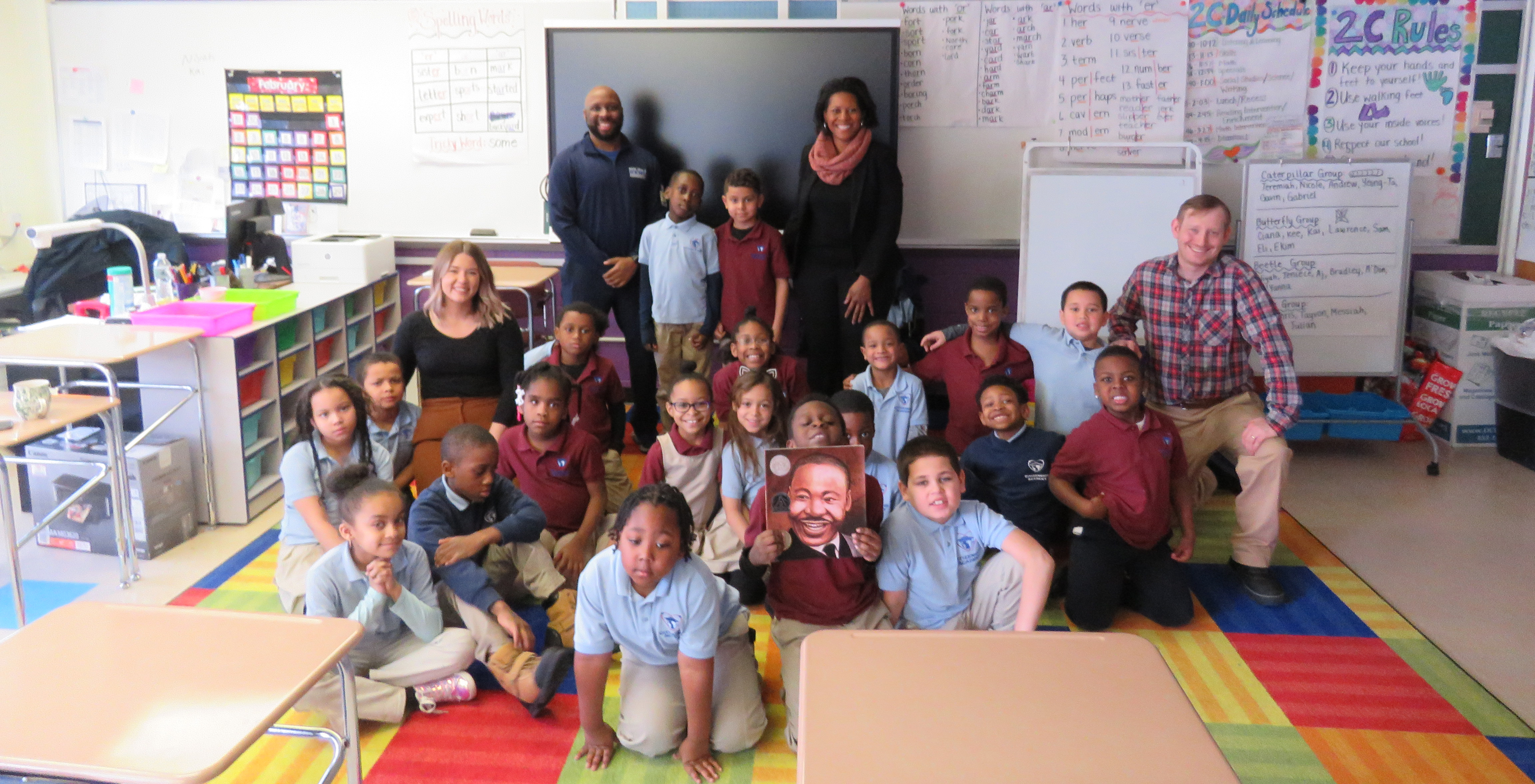 Syracuse University Law Professor Speaks with Citizenship Academy Elementary Students