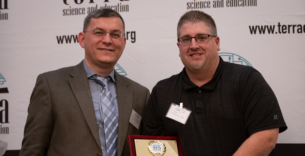 Kindergarten teacher, Ryan Thayer was recently named the 2019 Teacher of the Year