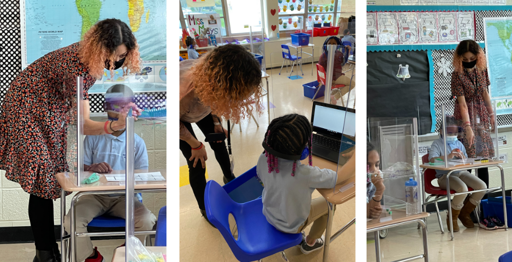 First grade teacher Ms. Mays utilizes her creativity by designing lesson plans that foster high student engagement.