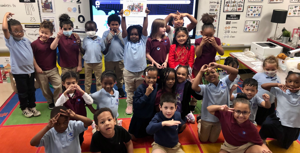 Syracuse Academy of Science and Citizenship elementary school kindergarteners publish their first storybook, ‘Our Year in Kindergarten.’