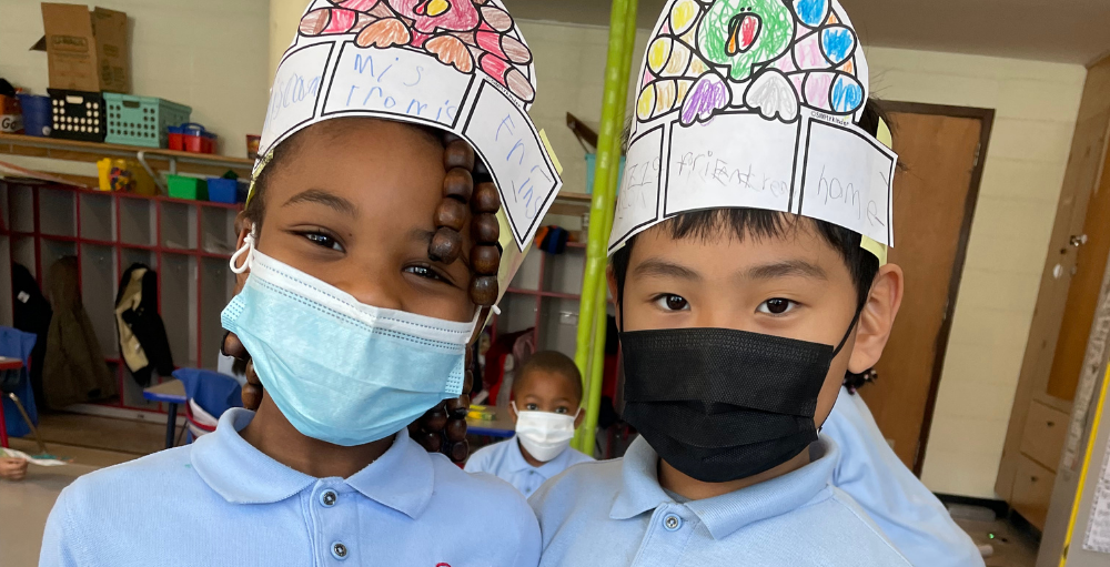 Syracuse Academy of Science and Citizenship elementary school Atoms learned about the character strength, gratitude, and found fun and creative ways to incorporate this into daily lessons and activities.
