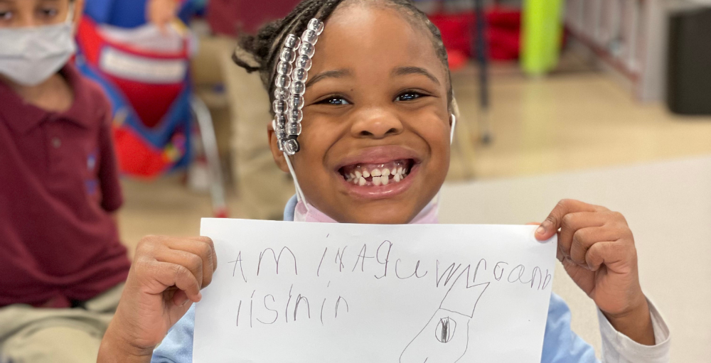 Syracuse Academy of Science and Citizenship student shares what they are grateful for this Thanksgiving season.