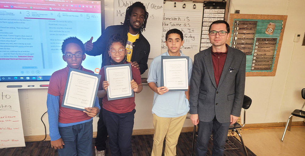 CSAS MS Atoms are Awarded for October Character Trait 