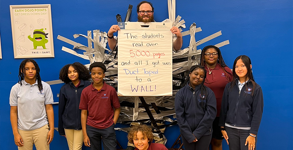 Citizenship & Science Academy of Syracuse Middle School Students Meet Goal of Reading at Least 5000 Pages