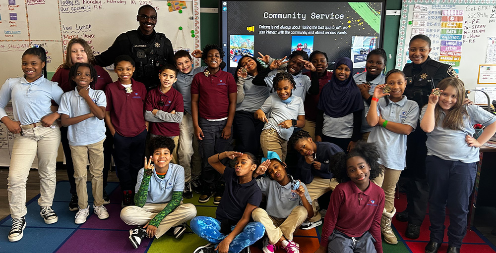 Onondaga County Sheriffs Deputies Join CSAS 4th Graders